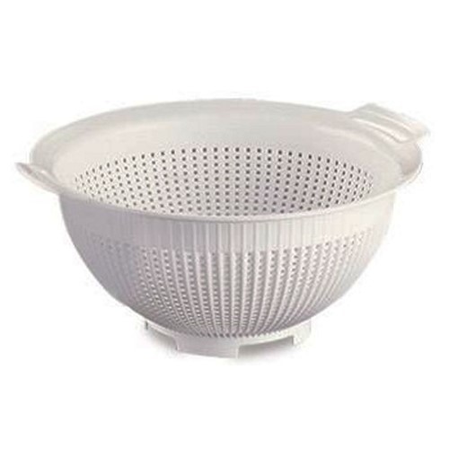ESCURRIDOR VERDURAS ARAVEN 28CMS BLANCO